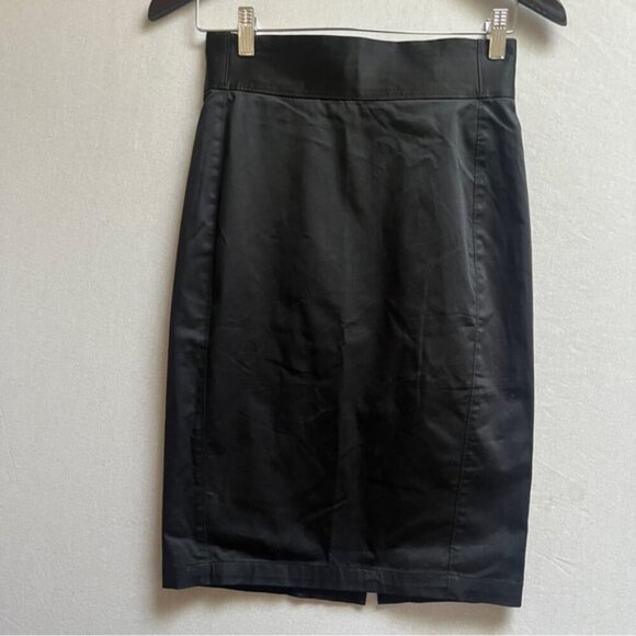 Rock & Republic high waisted classic black pencil skirt Sz 4 - Picture 1 of 9